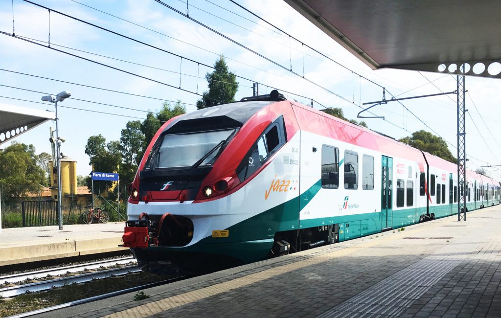 Fiumicino airport Leonardo Express train