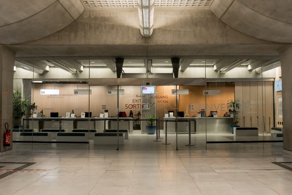 CDG airport RER train ticket counters