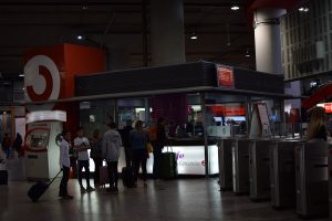 Madrid airport renfe train ticket counter