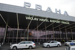 Prague airport taxis Prague airport taxis outside arrivals