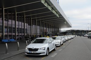 Prague airport taxis Prague airport white taxis