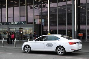 Prague airport taxi Prague airport white taxi