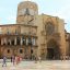 Street view of the Valencia Cathedral.
