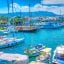 boats and mountains in kos