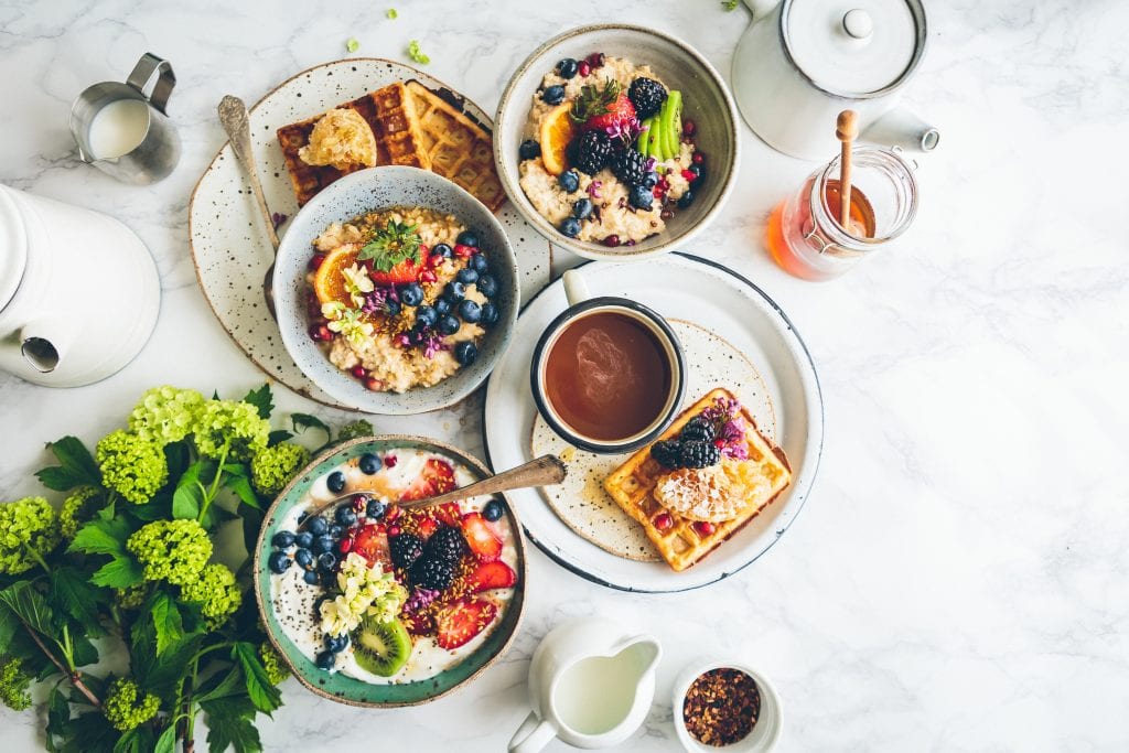 Splasing out breakfast