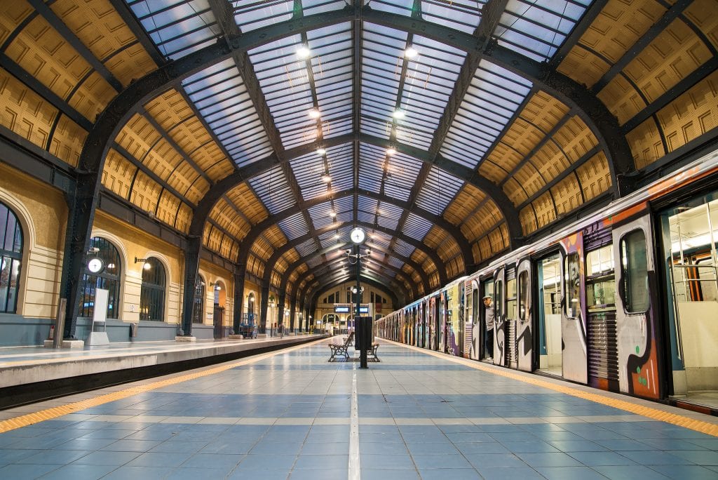 Metro Station In Athens