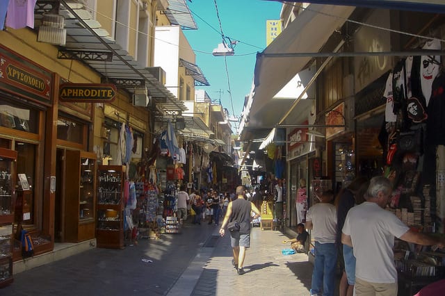 shopping in athens