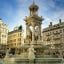 Lyon city centre fountain