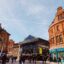 red brick buildings in Belfast city centre