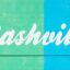 wall in a combination of orange, light green and bright blue paint with a Nashville writing graffiti in the middle