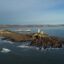 Body of water, seashore, sea, rock formations, beach, ocean view, bay, coastline