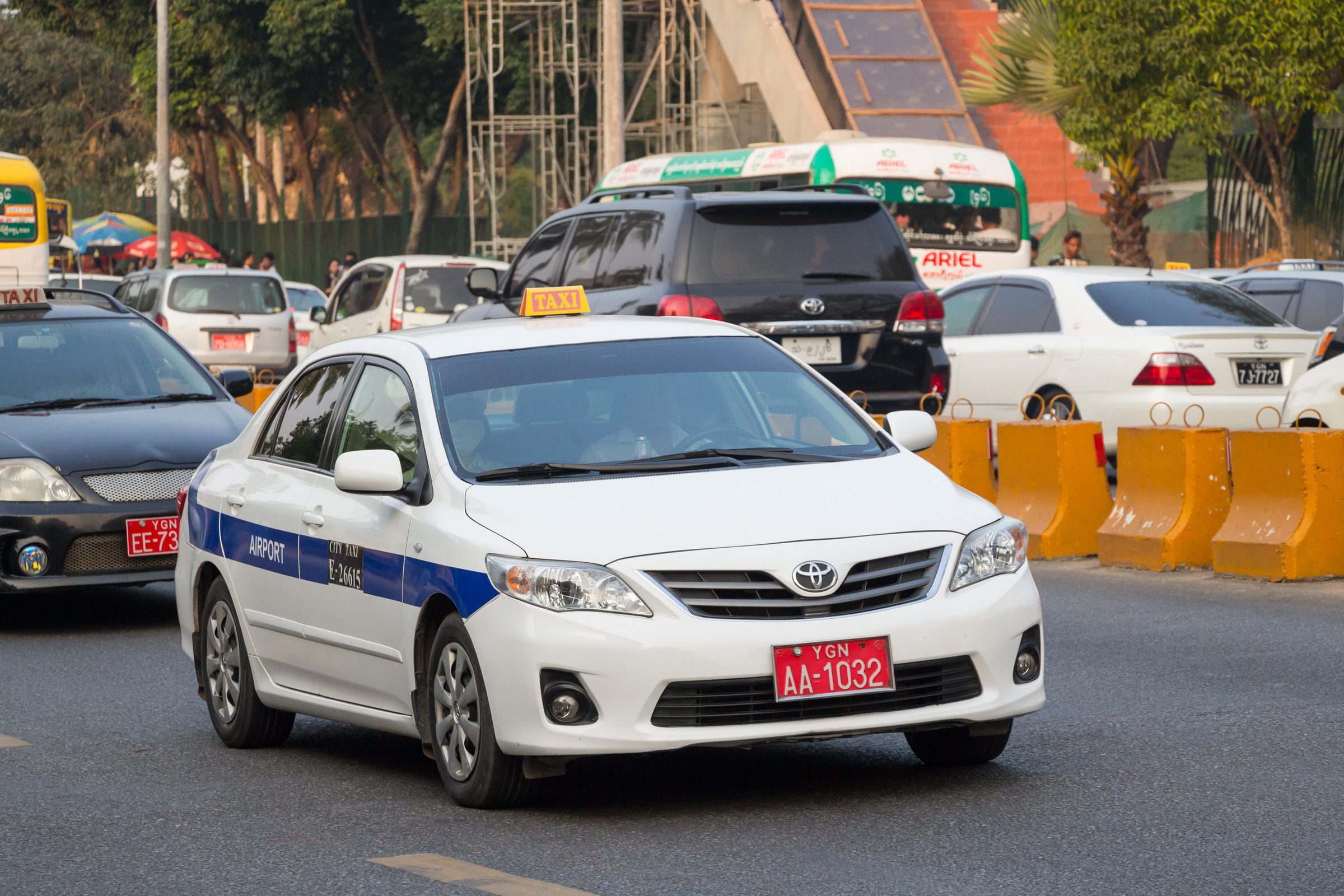Yangon taxi