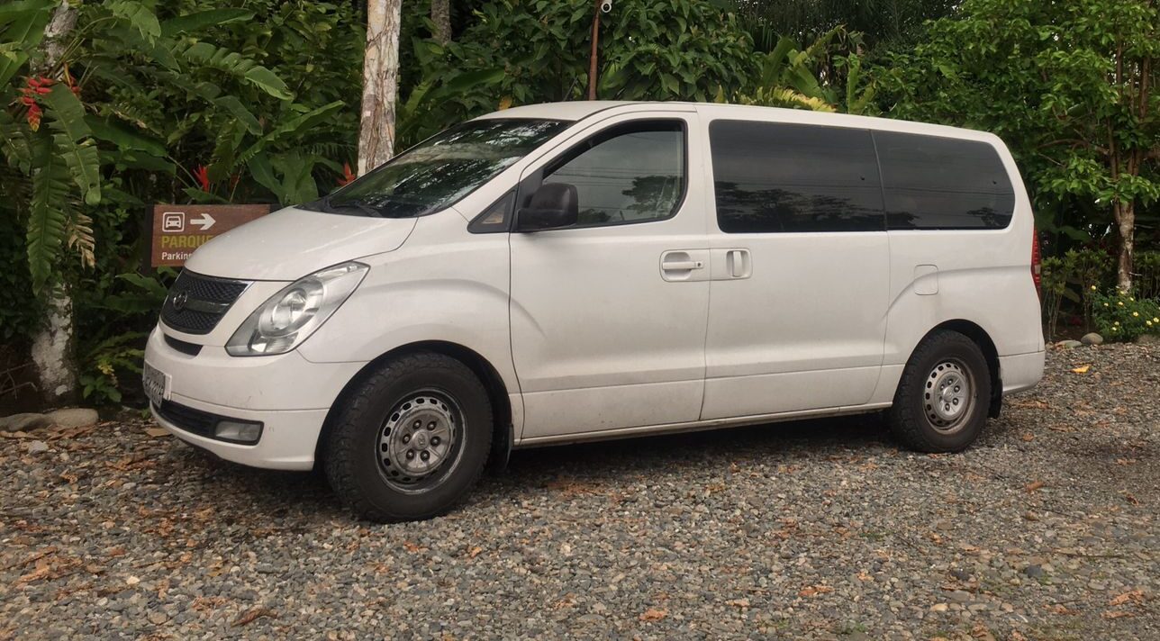 Quito Airport Taxi (Minivan) White Quito Airport Taxi Minivan.