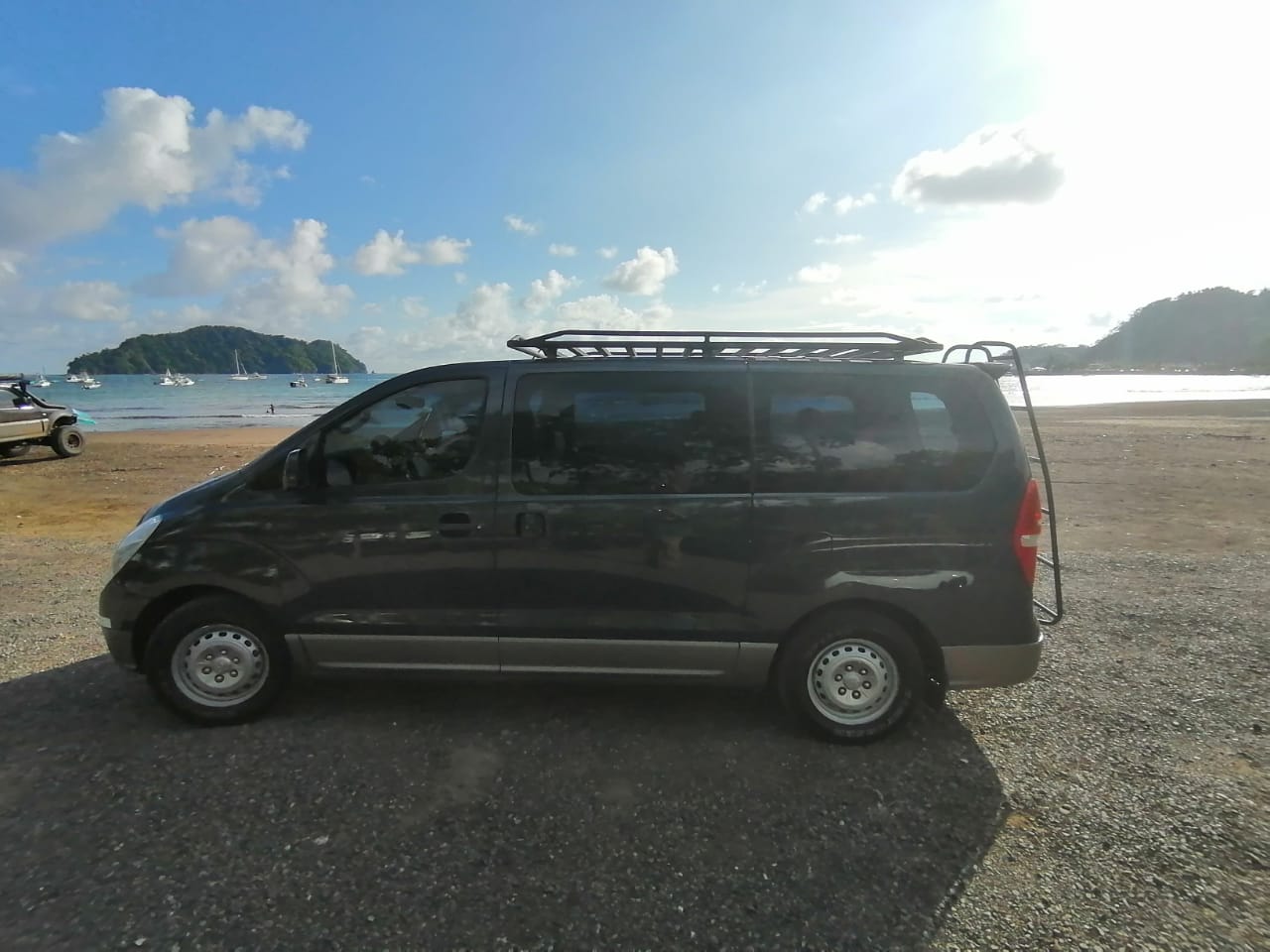 San Jose, Costa Rica taxi (minivan) A black San Jose Costa Rica Airport taxi (minivan)