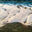 Vicksburg battlefield covered on snow, MS.