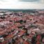 Pula buildings under a cloudy sky.