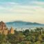 Mountains and ocean of Nha Trang.