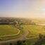 Aerial view of San Marcos, Texas.