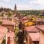 A view over the terracotta rooftops of Lamezia Terme old town.