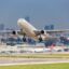 A plane taking off at Beirut Airport